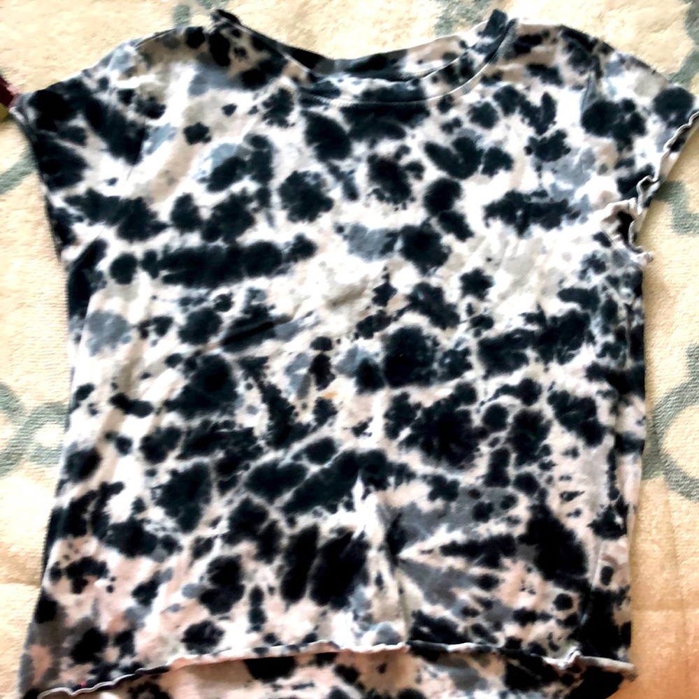 Navy bule tyedie tank top